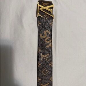 Louis Vuitton x Supreme Monogram Belt – Brown/Gold